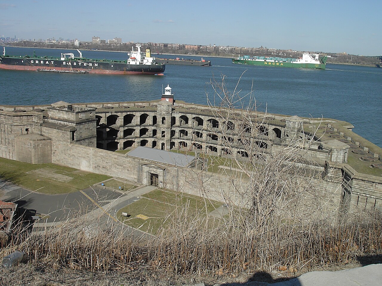 Fort Wadsworth overlooking the Verrazzano-Narrows on Staten Island